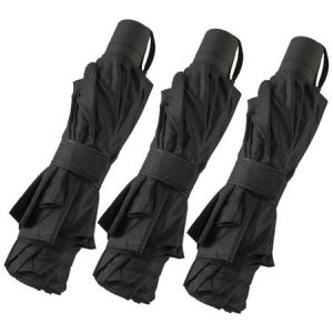 Guarda chuva Sombrinha Preto Liso Resistente Unissex Ys-122 Grande