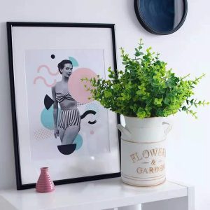 Mini Buquê Folhagem Artificial Verde Decorativo MT1111-6