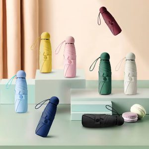 Mini Sombrinha De Bolso Impermeável Portátil À Prova De Uv Parasol / Guarda-Chuva YS-336