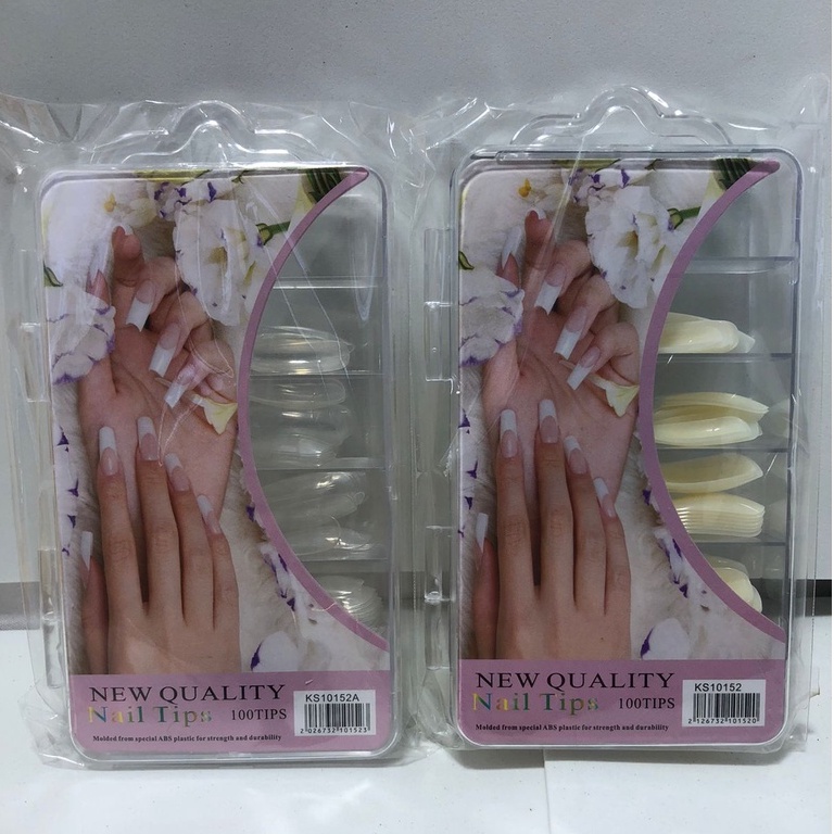 Unha Postiça Bailarina Transparente para manicure
