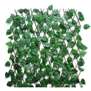 Treliça Grade JIBOIA Cerca Painel Em Madeira Com Hera Decoraçao 2.5m