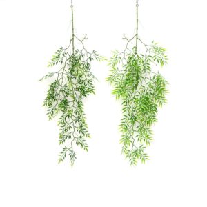 Planta Pendurada Verde Artificial Parede Varanda - FL-739