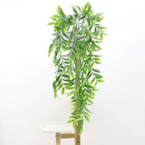 Planta Pendurada Verde Artificial Parede Varanda - FL-735