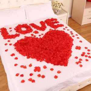 Pétalas de rosas artificiais - Kit com 100 unidades