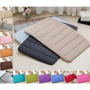 Tapete PEQUENO Antiderrapante Macio Soft para Banheiro Conforto Luxo 60x40cm  - CZ19368
