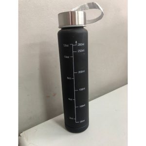Garrafas com frases motivacionais PRETA (APENAS 280ML)