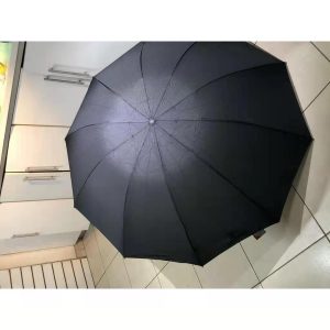 Sombrinha poá da cor PRETO LISO guarda chuva  ys-112 (ML0001)