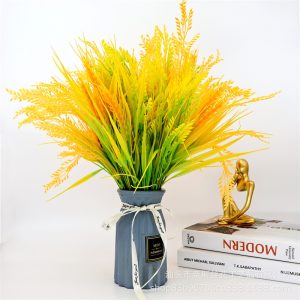 Flor Buque de Arroz Artificial Para casa decoração de casamento FL6712