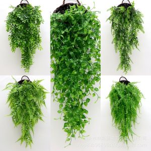 Planta Pendura Verde Artificial Folha 85CM FL-6701