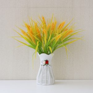 Flor Buque artificial com 7 galhos ideal para arranjos e decoração de casamento, festas, ambientes Fl-6713