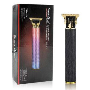 Máquina para cortar cabelo eletrica sem fio para barbeiro profissional T9