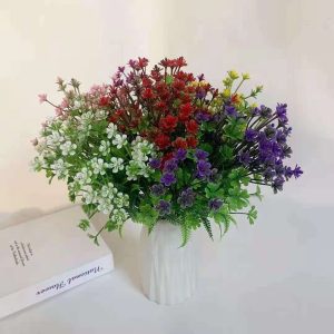 Flores Artificial Buque Com 5 Galhos com 8 Florzinhas - FR-564