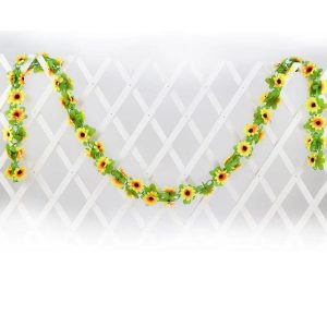 Corrente de Girassol Flor Artificial 2m