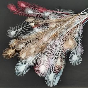 Cauda de fênix de plástico com cinco pontas Artificial - RS744