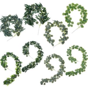 Guirlanda de eucalipto artificiais decorações - FL3313