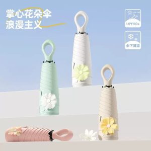 Mini guarda-chuva com alça proteção UV 99,9% e UPF 50+ - YS-663